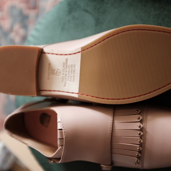 Bared Footwear Rooster Pink Flat Double Monk Oxfords - Picture 3 of 4